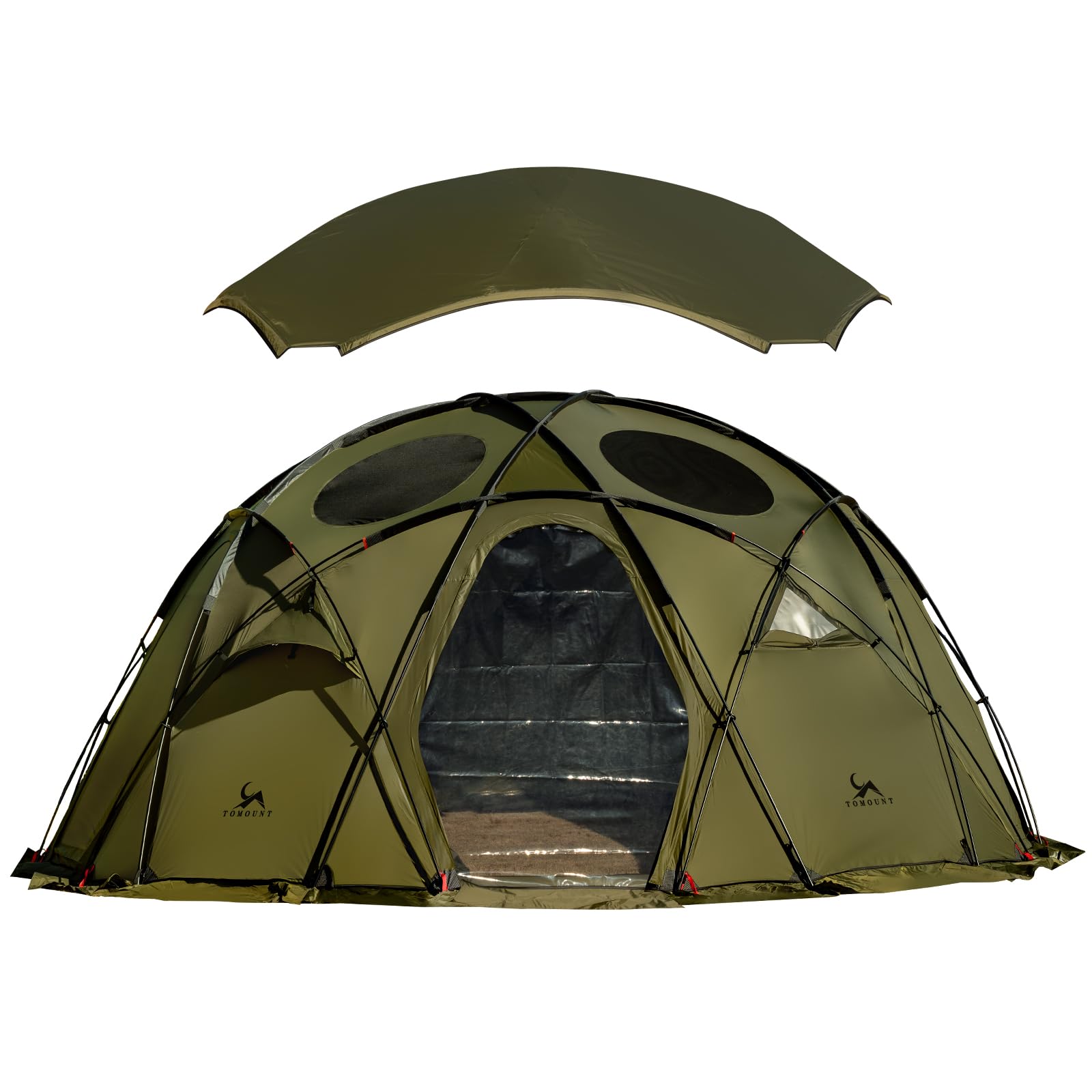 Amazon.co.jp: MC ドームテント 大型 70Dナイロン 直径505cm 高さ225cm